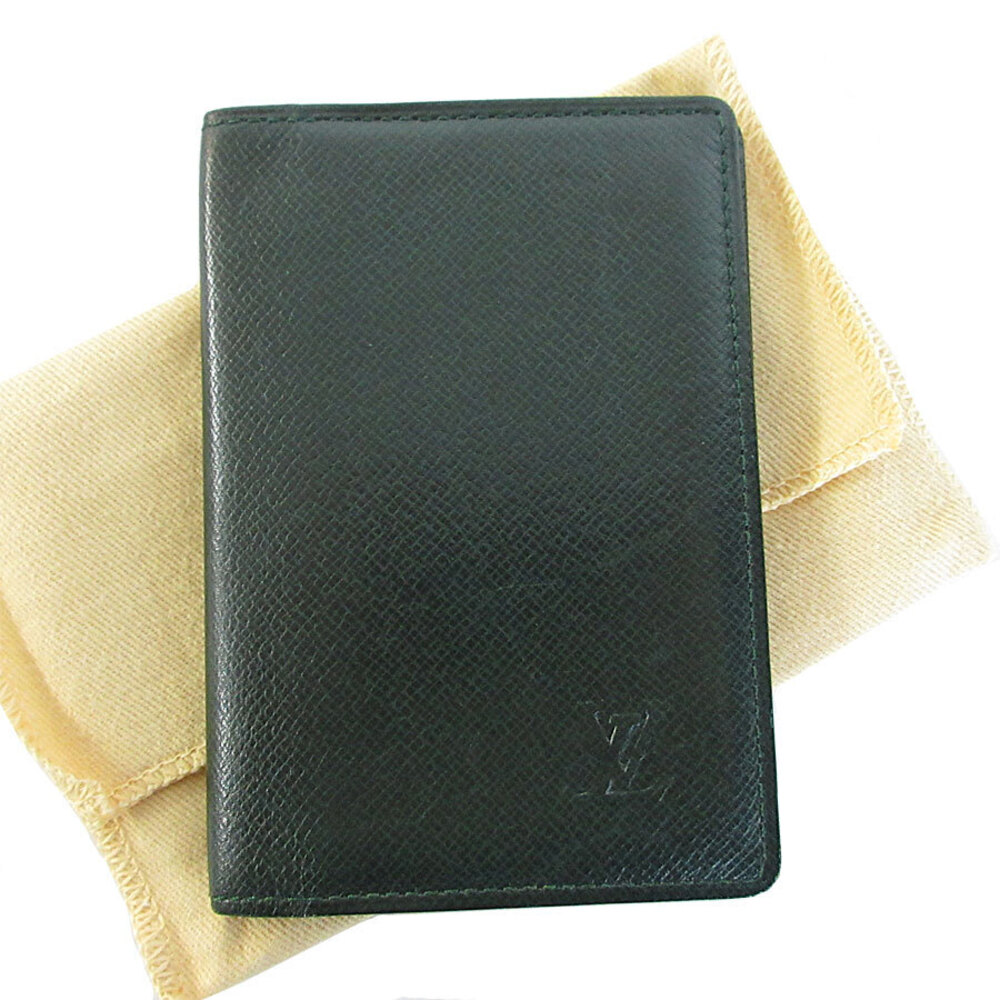 Louis Vuitton Taiga Wallet Green